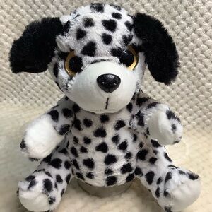 Wild Republic Plush Dalmatian Puppy Dog Hand Puppet Stuffed Animal Toy-READ